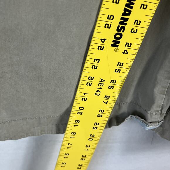 Old Navy Pants Women's 14 Tie Belted Beige Wide Leg 100% Cotton Y2K - Picture 7 of 9